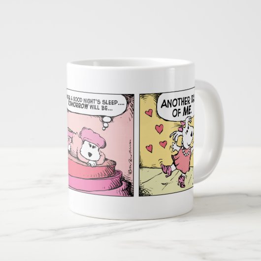 Lili en Derek stripmokkop Grote Koffiekop (Voorkant rechts)
