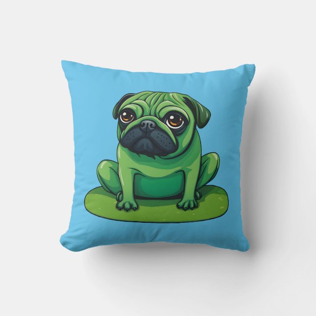 Lili Pug Kussen (Voorkant)