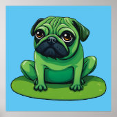 Lili Pug Poster (Voorkant)