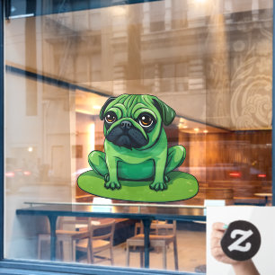 Lili Pug Raamsticker
