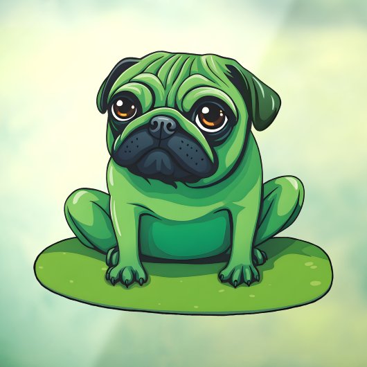 Lili Pug Raamsticker (Vel 3)