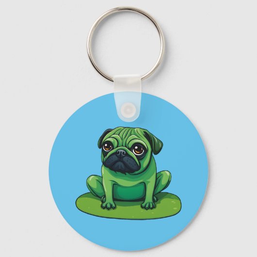 Lili Pug Sleutelhanger (Voorkant)