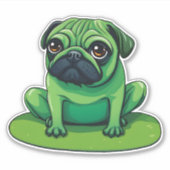 Lili Pug Sticker (Voorkant)