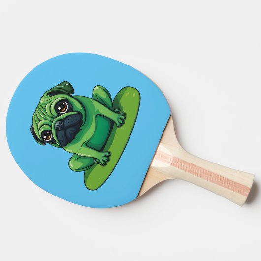 Lili Pug Tafeltennisbatje (Zijkant)