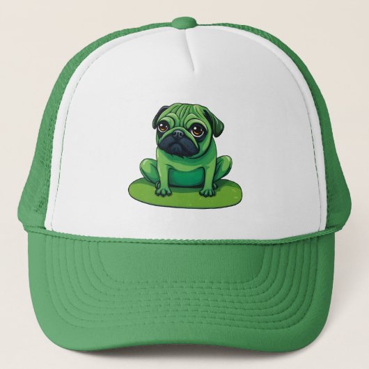 Lili Pug Trucker Pet (Voorkant)