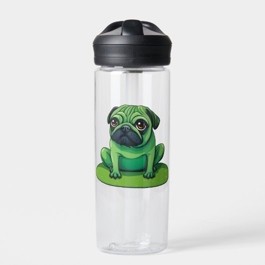 Lili Pug Waterfles (Voorkant)