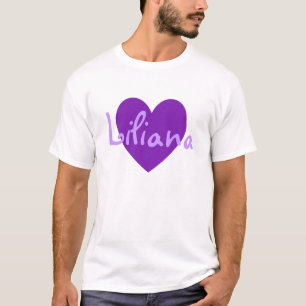Liliana in Paars T-shirt