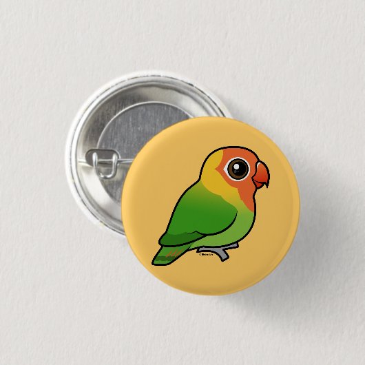 Lilians Lovebird Ronde Button 3,2 Cm (Voorkant /achterkant)