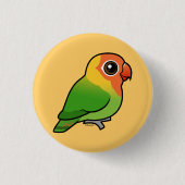 Lilians Lovebird Ronde Button 3,2 Cm (Voorkant)