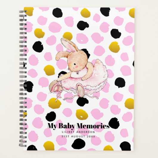 Lilibet Baby Herinneringen Journal Prinses Balleri Planner (Voorkant)
