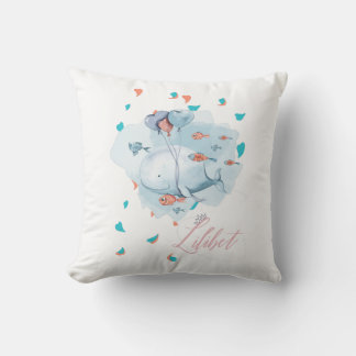 Lilibet genaamd Magical WHALE Gifts for Girls Kussen