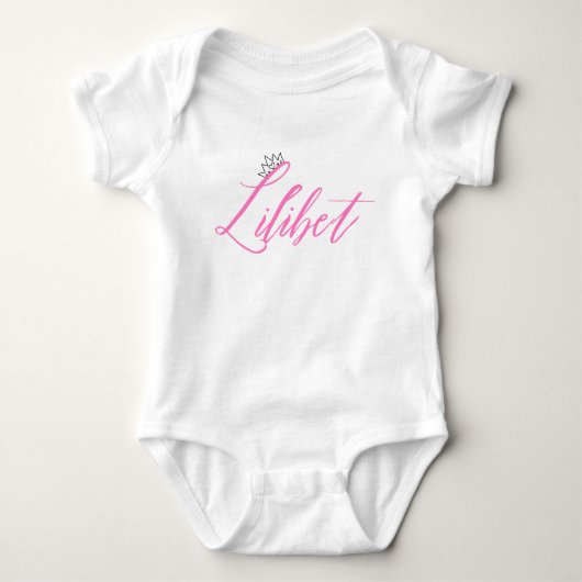 Lilibet krijgt mode die past bij een prinses romper (Voorkant)