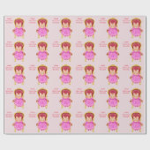 Lilibet Named Gift Wrap - diverse design Cadeaupapier (Vlak)