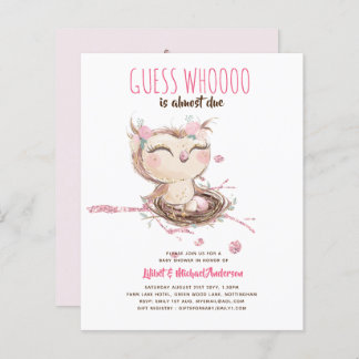 Lilibet Uil Baby Meisje Shower