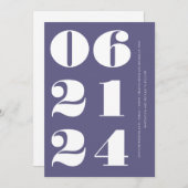 Lilic wit schoon elegant modern en minimalistisch kaart (Voorkant / Achterkant)