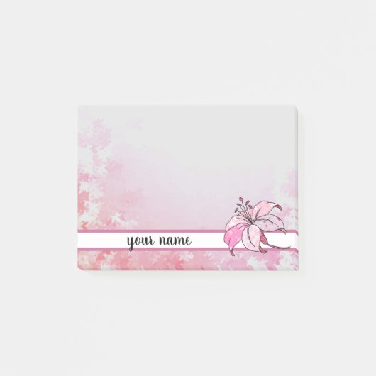 Lilie , personalisiert post-it® notes (Voorkant)
