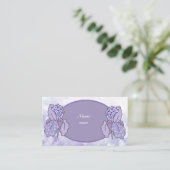 Lilie visitenkarte visitekaartje (Staand voorkant)