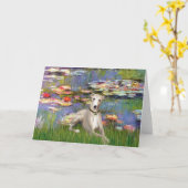 Lilies 2 - Whippet #2 Kaart (Gele Bloem)