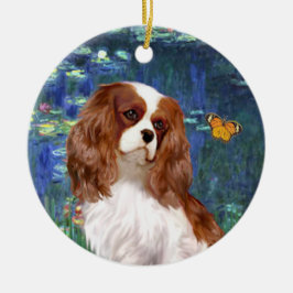 Lilies 5- Cavalier (Blenheim) Keramisch Ornament