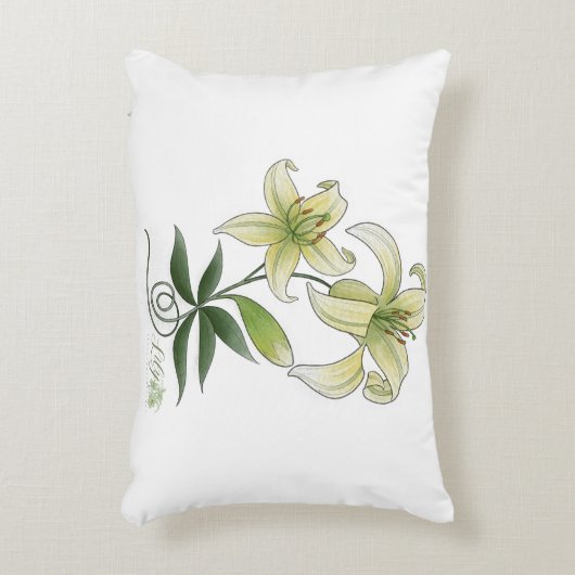 Lilies Accent Kussen (Voorkant(Verticaal))
