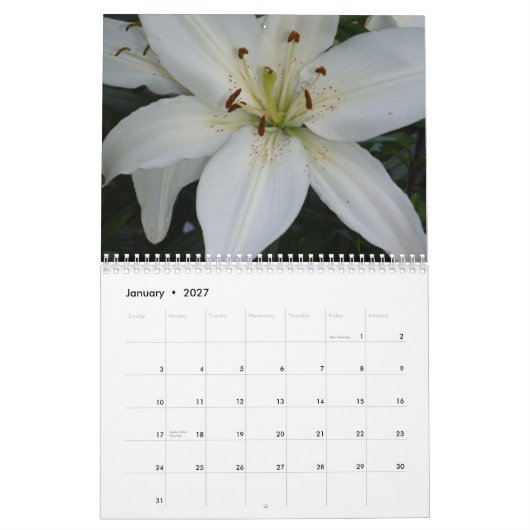 Lilies - Agenda 2014 Kalender (Jan 2027)