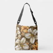Lilies All-Over-Print Cross Body Bag, medium Crossbody Tas (Voorkant)