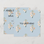  Lilies Baby shower nodigt uit Kaart (Voorkant / Achterkant)