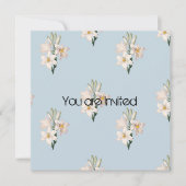 Lilies Baby shower nodigt uit Kaart (Voorkant)