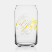 Lilies Blikvorm Glas (Achterkant)