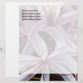 Lilies Briefhoofd Ontwerp (Voorkant / Achterkant)