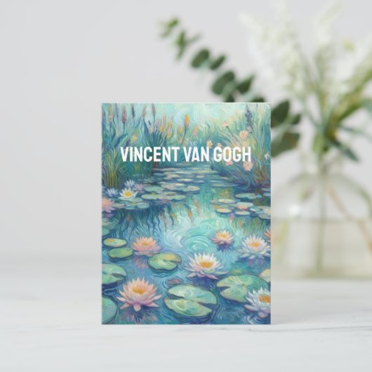 Lilies Briefkaart (Staand voorkant)