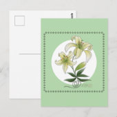 Lilies Briefkaart (Voorkant / Achterkant)