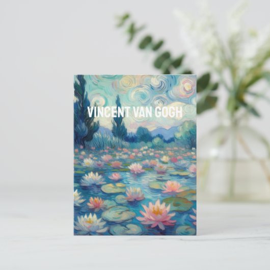 Lilies Briefkaart (Staand voorkant)