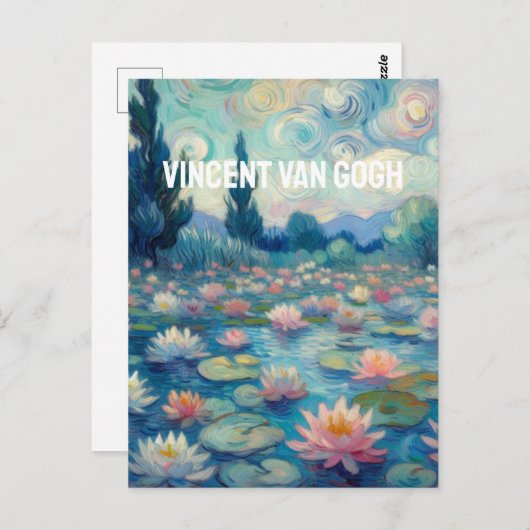 Lilies Briefkaart (Voorkant / Achterkant)