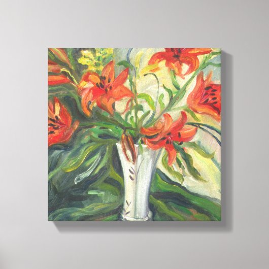 Lilies Canvas Afdruk (Voorkant)
