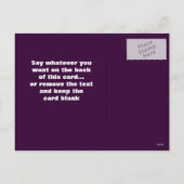 Lilies en Cross Easter Post Card Feestdagenkaart (Achterkant)