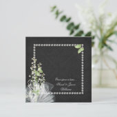 Lilies en Diamonds Vow Renewal Kaart (Staand voorkant)