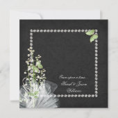 Lilies en Diamonds Vow Renewal Kaart (Voorkant)