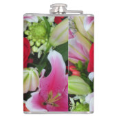 Lilies en rozen heupfles (Achterkant)