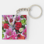 Lilies en rozen sleutelhanger (Achterkant)