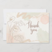 Lilies Flat Dankkaart Bedankkaart (Voorkant)