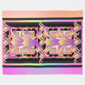 Lilies Fleece Deken (Voorkant (Horizontaal))