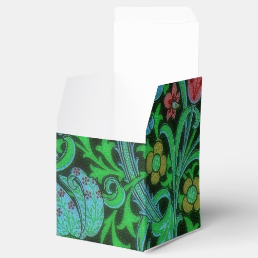 Lilies Floral Pattern Bedankdoosjes (Geopend)