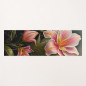 Lilies Floral Yoga Mat (Voorkant (horizontaal))
