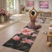 Lilies Floral Yoga Mat