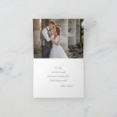 Lilies Folded Foto Hartelijk dank Bedankkaart (Binnen)