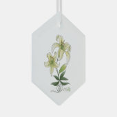 Lilies Glas Ornament (Voorkant Rechts)