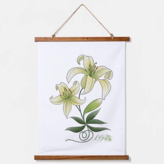 Lilies Hangend Wandkleed (Voorkant)