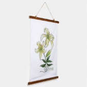 Lilies Hangend Wandkleed (Gebogen)