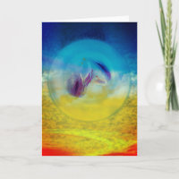 Lilies hart, abstract surrealistisch kunstwerk